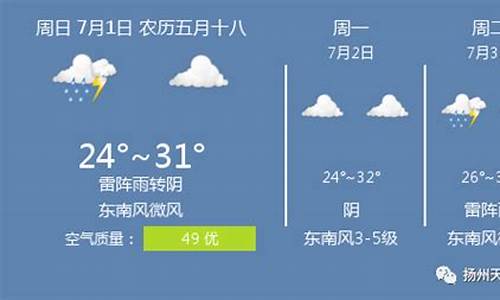 扬州天气预报24小时实时查询_扬州天气预报24小时